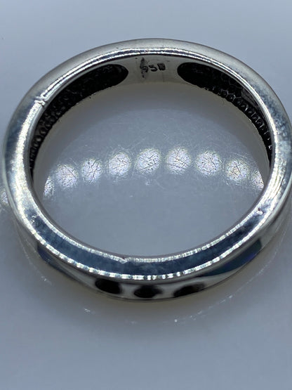Anillo de Plata .950 Ópalo de Fuego Azul Cielo — Taxco — foto 5