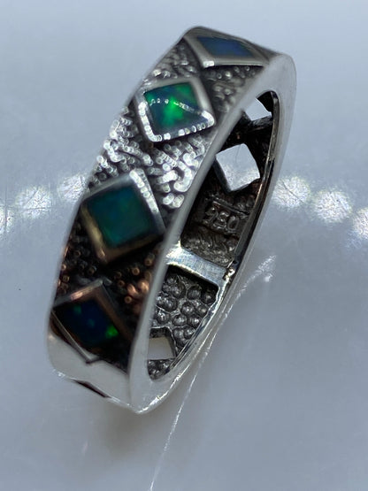 Anillo Plata .950 con Ópalo de Fuego — Taxco — foto 5