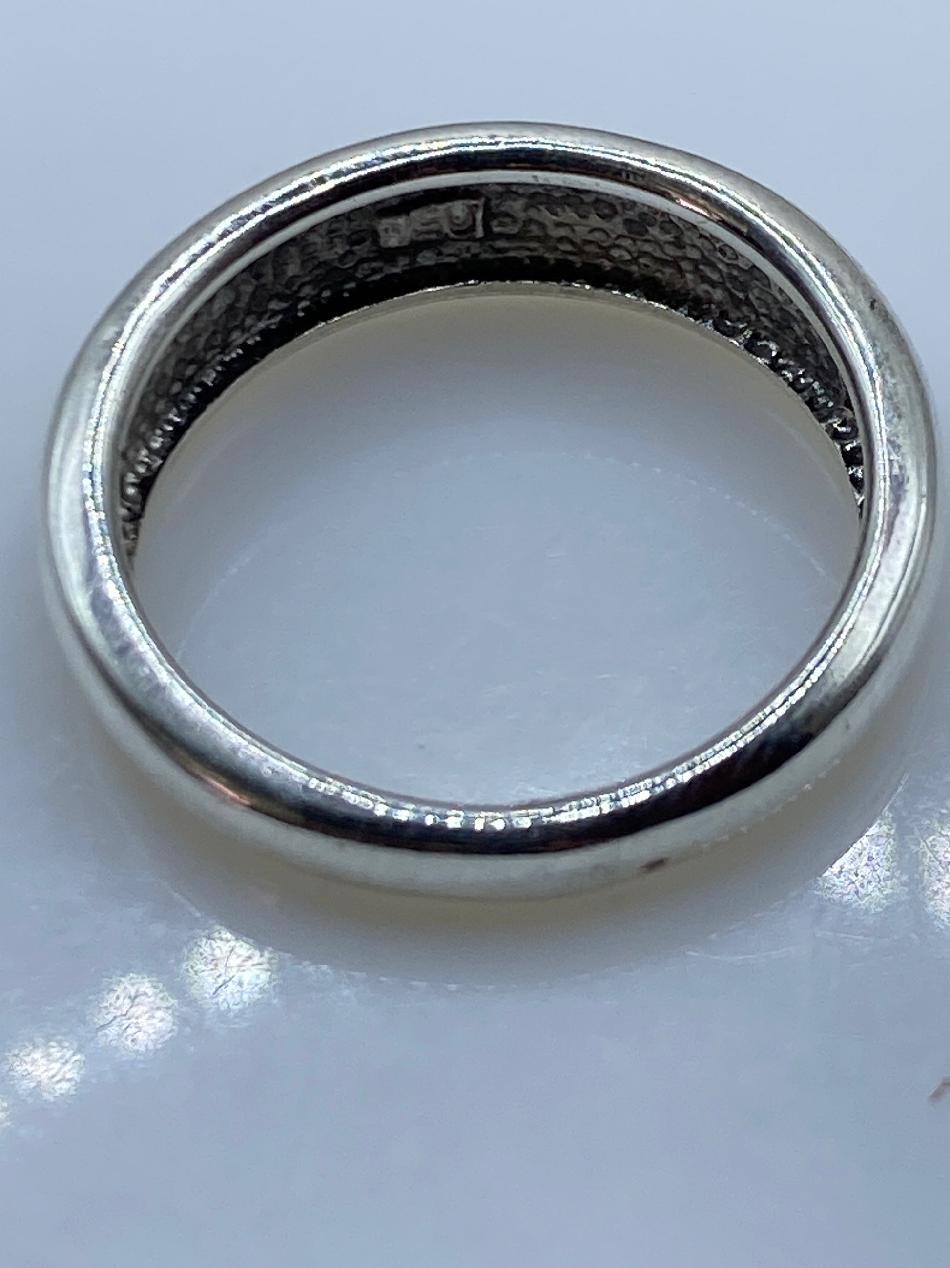 Anillo de Plata .950 con Ópalo de Fuego — Hecho a la Medida — foto 5
