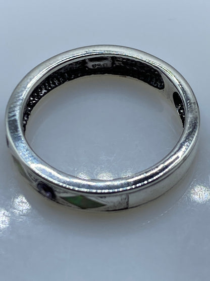 Anillo de Plata Ópalo de Fuego — Taxco .950 Hecho a Medida — foto 5