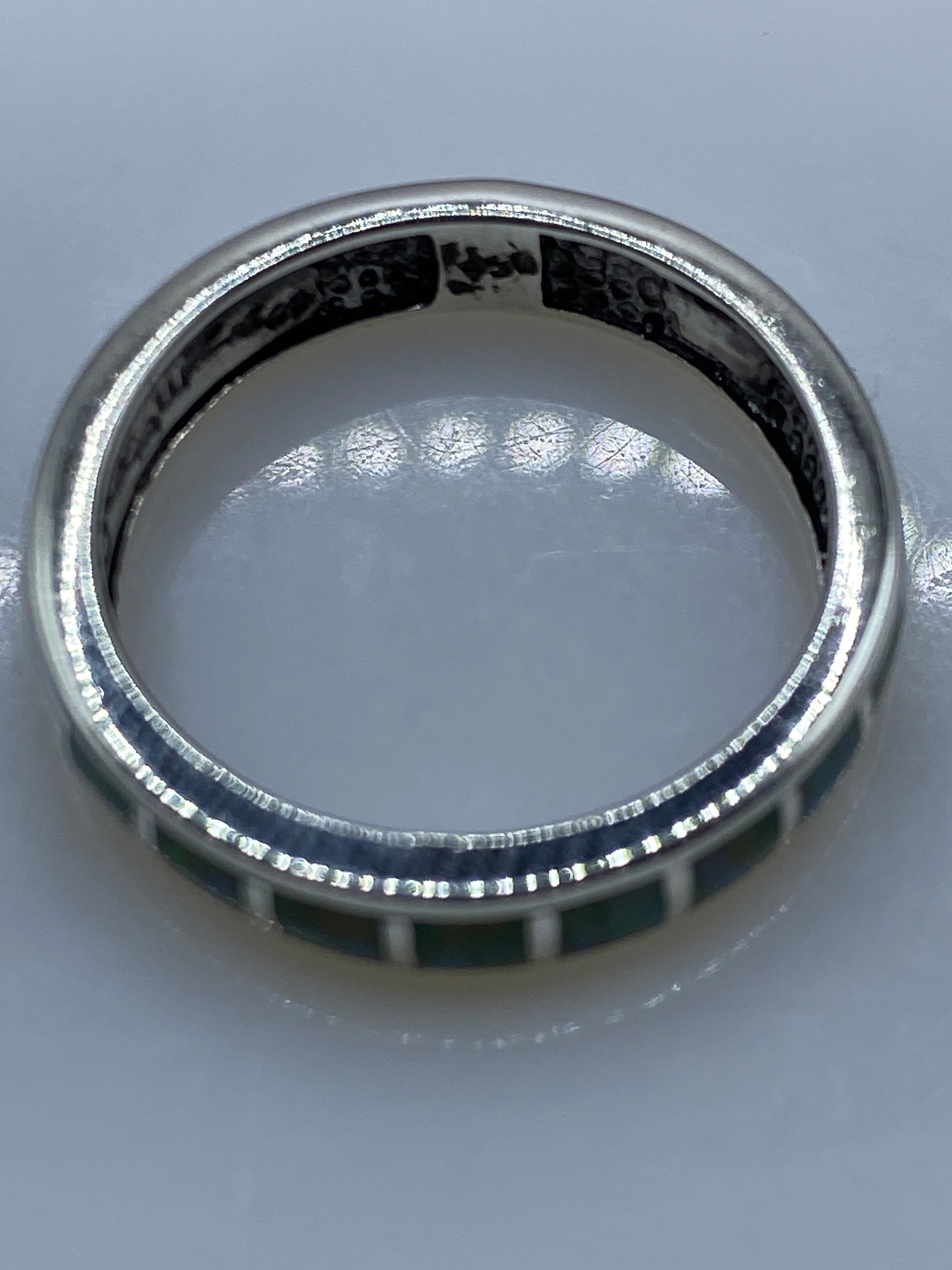 Anillo de Plata .950 con Ópalo de Fuego Verde — foto 5