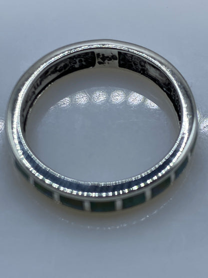Anillo de Plata .950 con Ópalo de Fuego Verde — foto 5