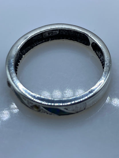 Anillo de Plata .950 con Ópalo de Fuego Verde — Taxco — foto 5
