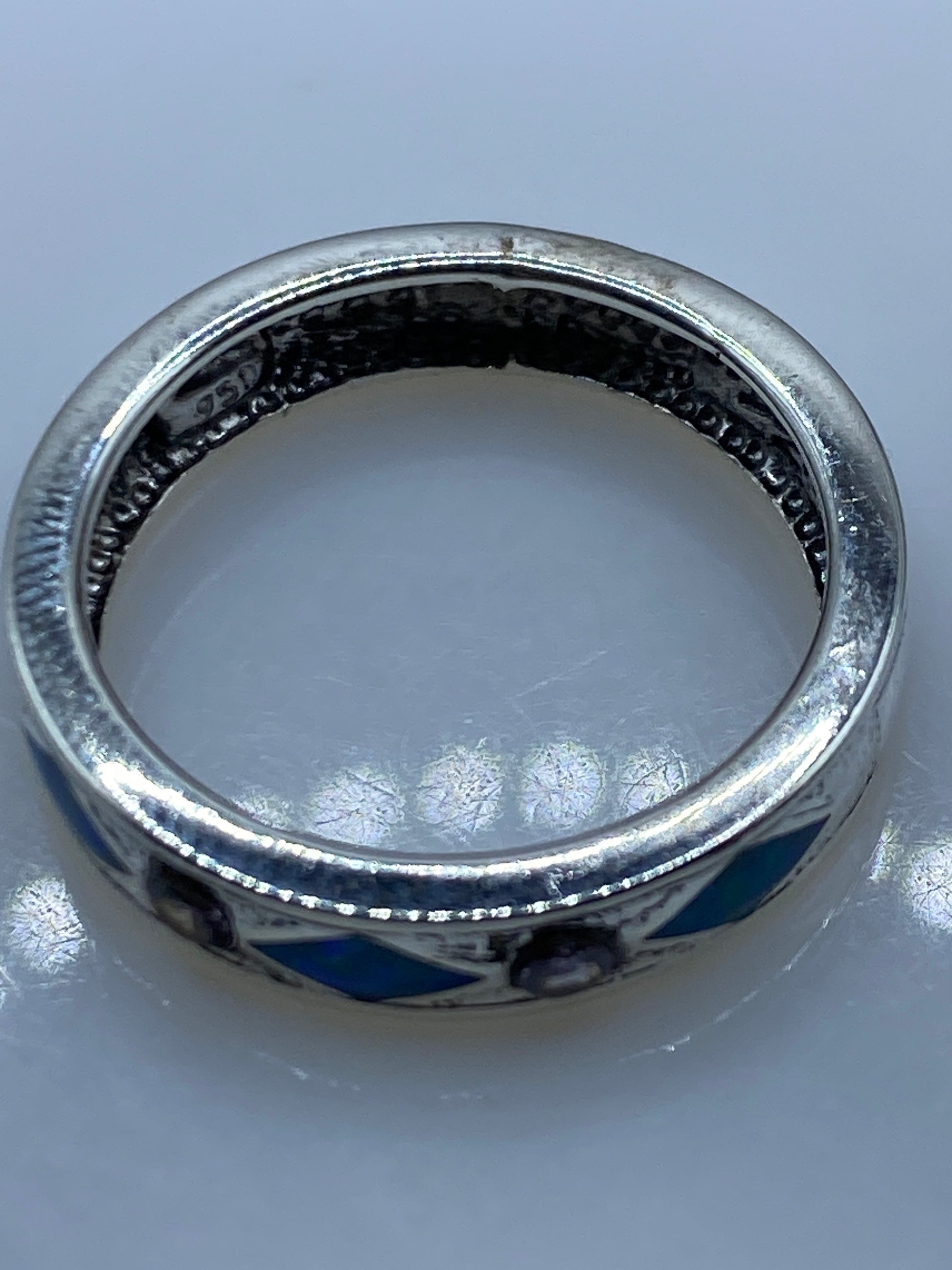 Anillo de Plata Ópalo de Fuego a la Medida — Taxco .950 — foto 5