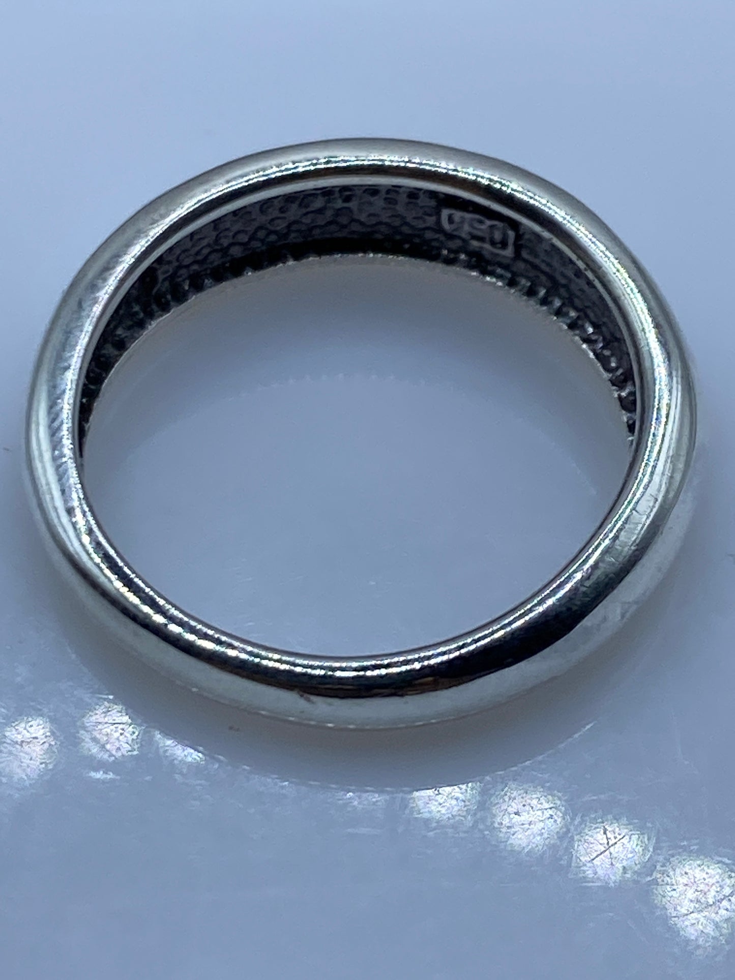 Anillo Plata Ópalo de Fuego Incrustación — Taxco .950 — foto 5