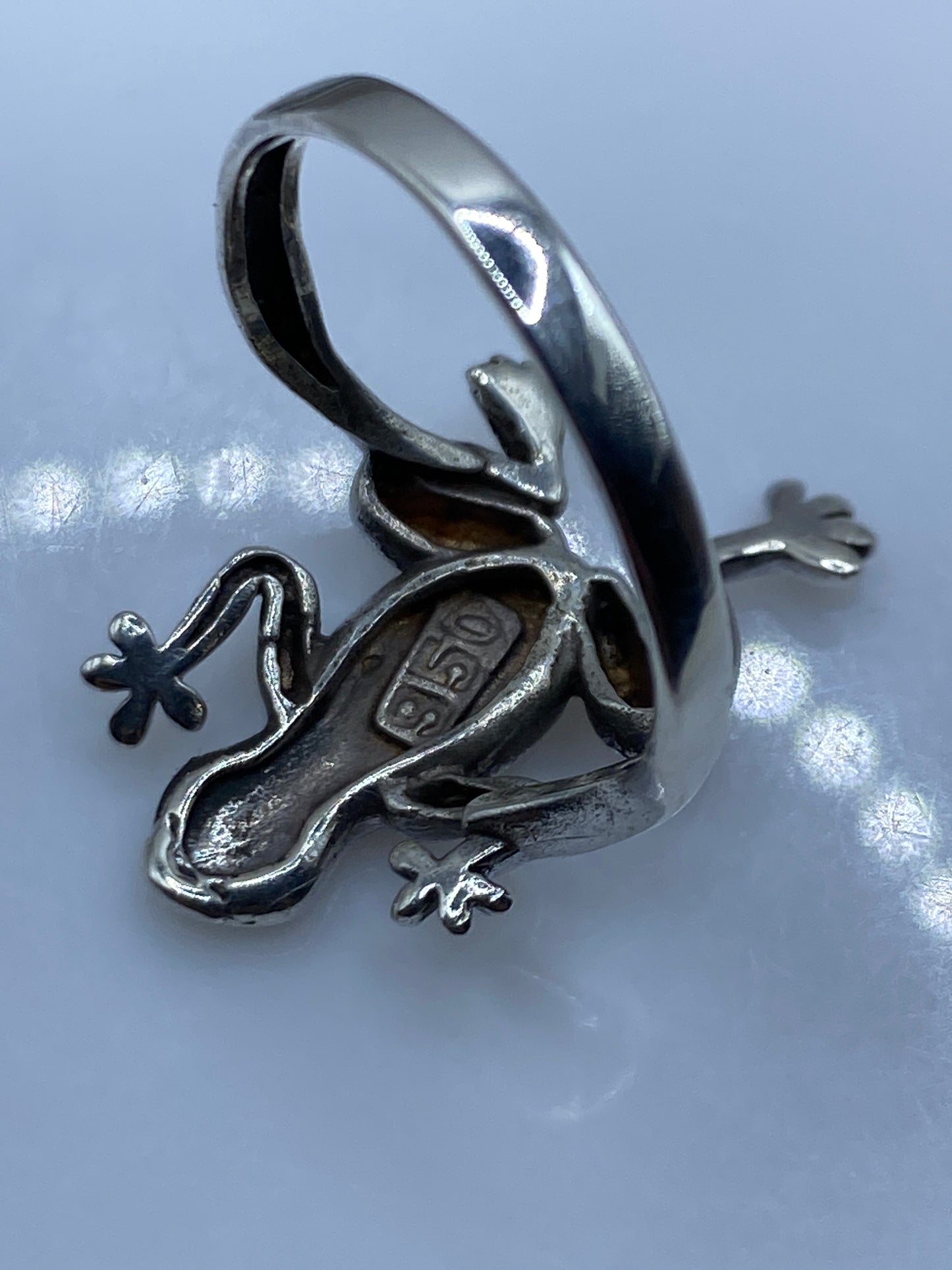 Anillo de Plata .950 con Ópalo de Fuego — Taxco — foto 5
