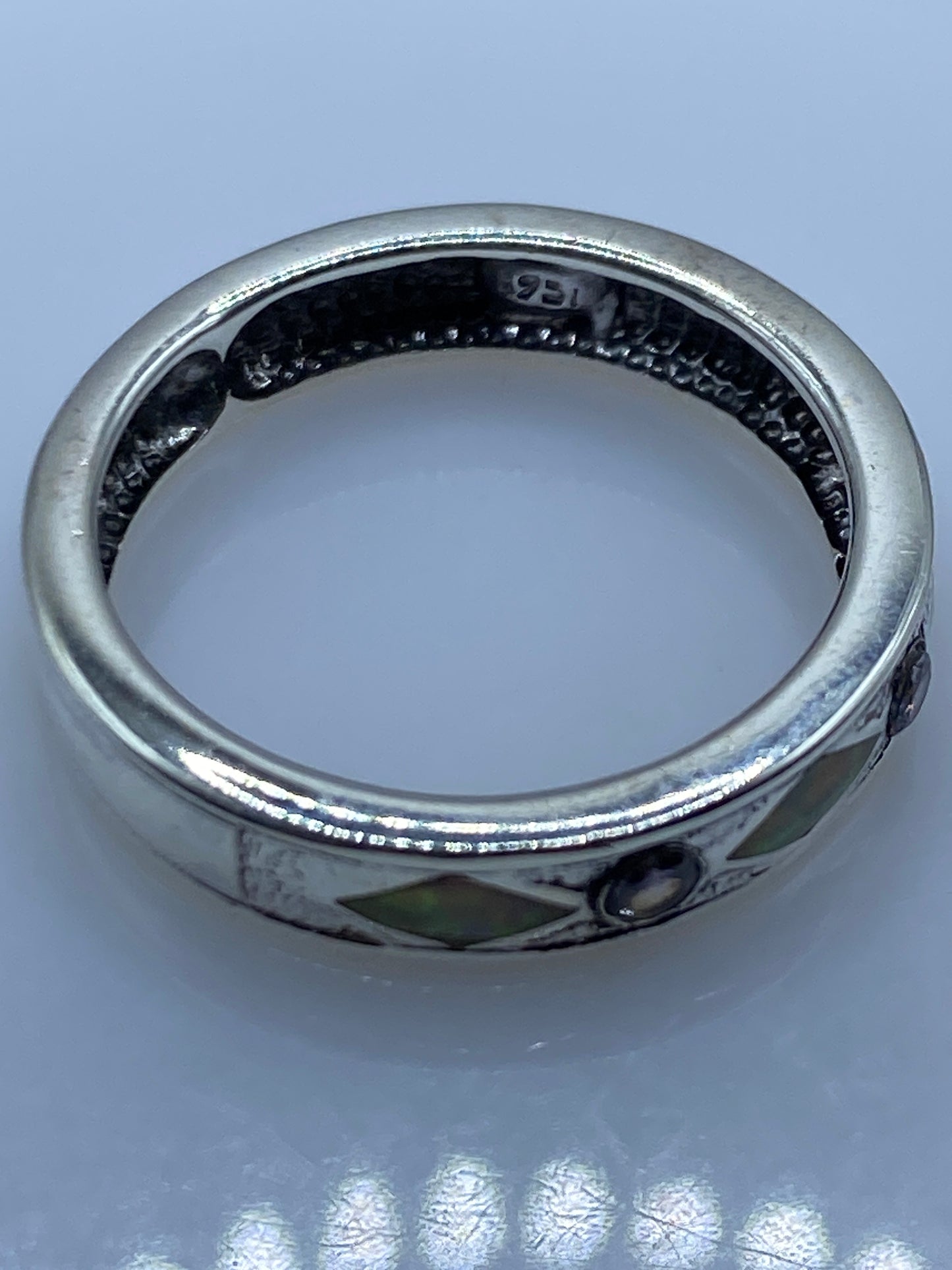 Anillo de Plata .950 con Ópalo de Fuego — Taxco Hecho a Medida — foto 5