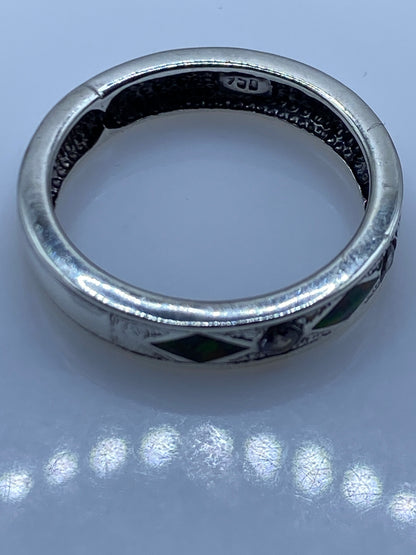Anillo de Plata Ópalo de Fuego Multicolor — Taxco .950 — foto 5