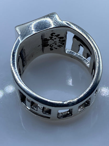 Anillo de Plata .950 con Ópalo de Fuego Rosa — Taxco — foto 5