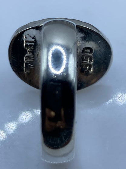 Anillo de Plata .950 con Ópalo de Fuego Azul — Taxco — foto 5