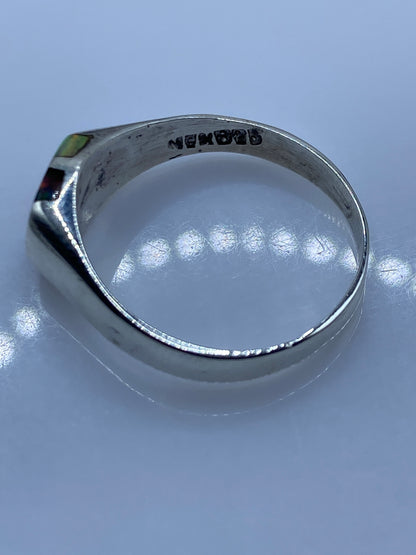 Anillo de Plata con Ópalo de Fuego Multicolor — Taxco .925 — foto 5