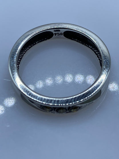 Anillo de Plata .950 con Ópalo de Fuego — Taxco Hecho a la Medida — foto 5