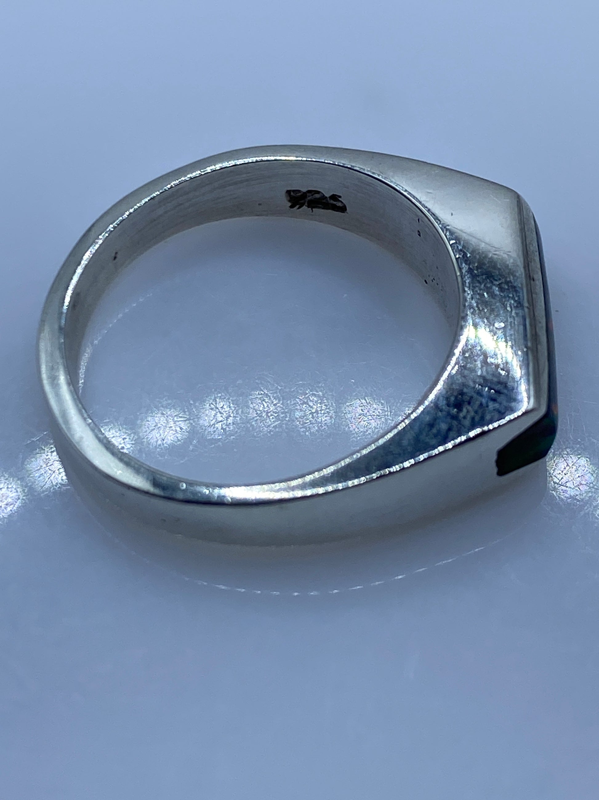 Anillo de Plata Ópalo de Fuego Multicolor — Taxco .925 — foto 5