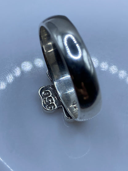 Anillo de Plata .950 Floral con Ópalo de Fuego — foto 5