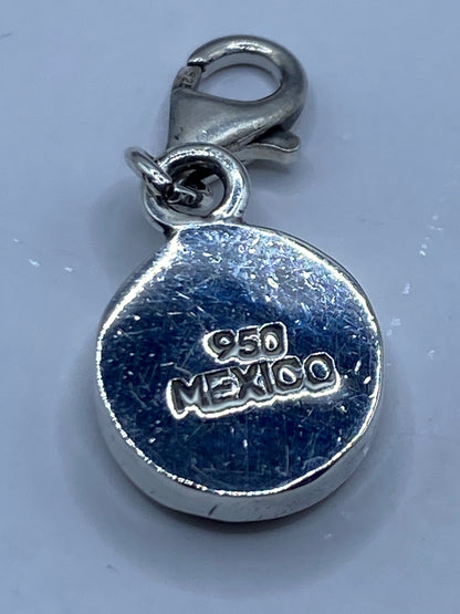 Dije de Plata Ópalo de Fuego Rosa — Taxco .950 — foto 5