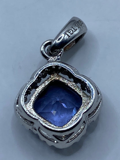 Dije de Plata Circonia Azul — Taxco .925 — foto 5