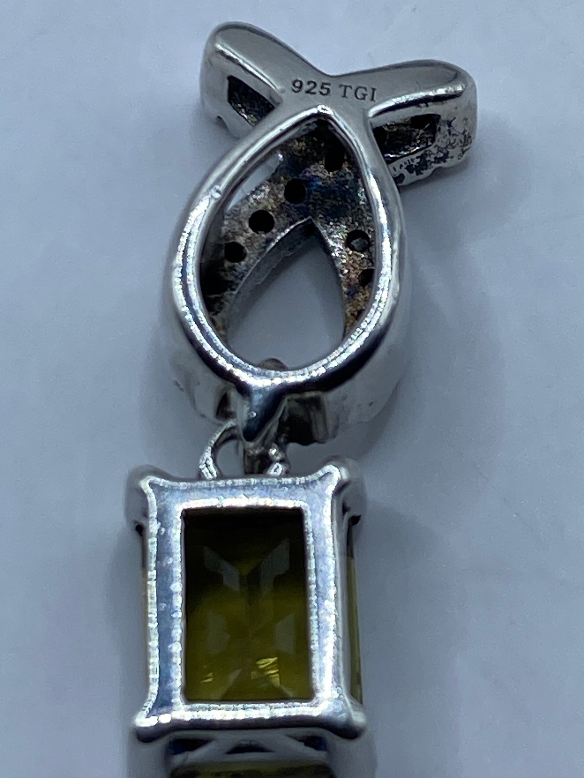 Dije de Plata Circonia — Diseño Combinado Taxco .925 — foto 5