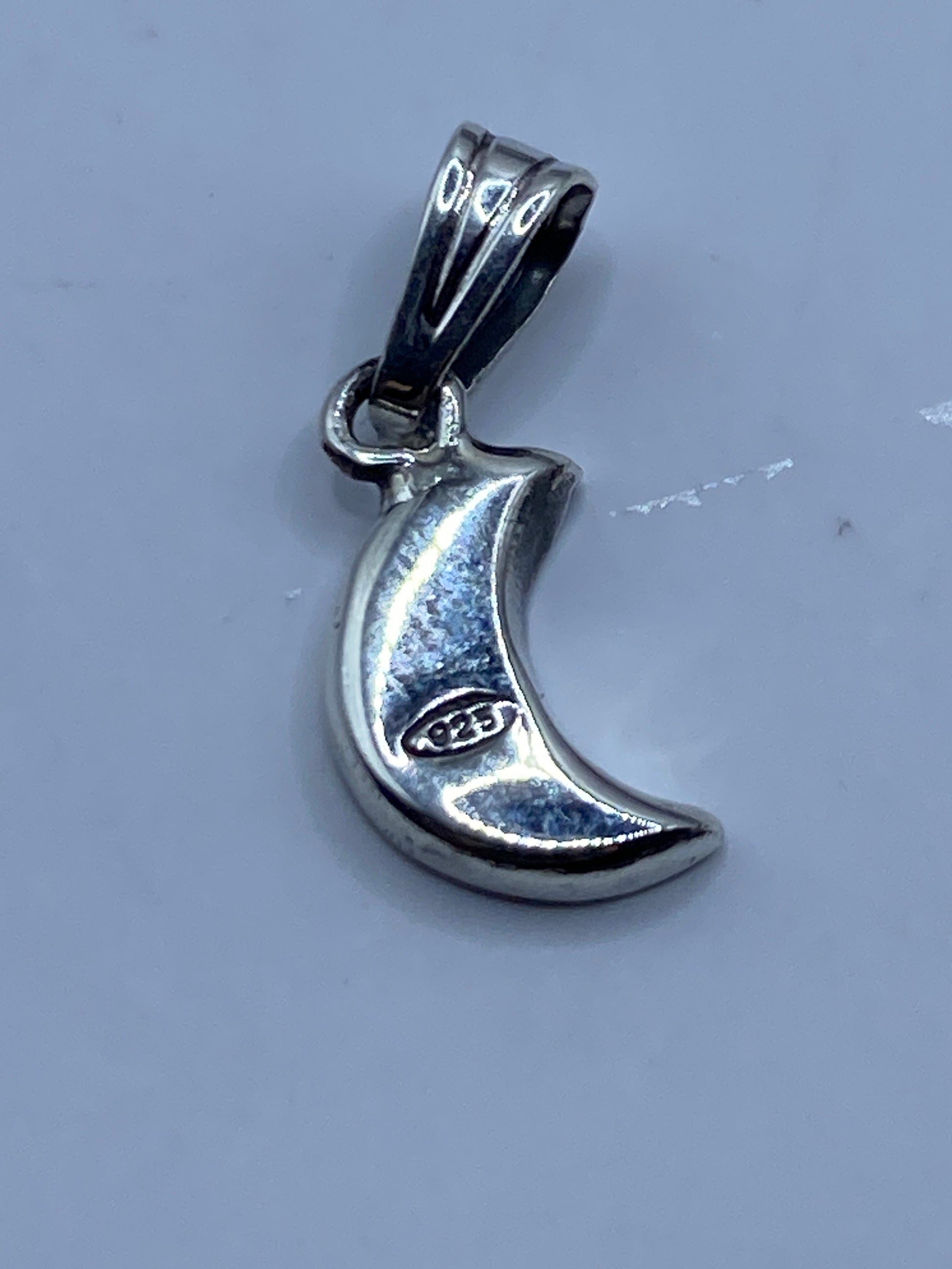 Dije Luna Plata .925 con Piedra Azul — Taxco — foto 5