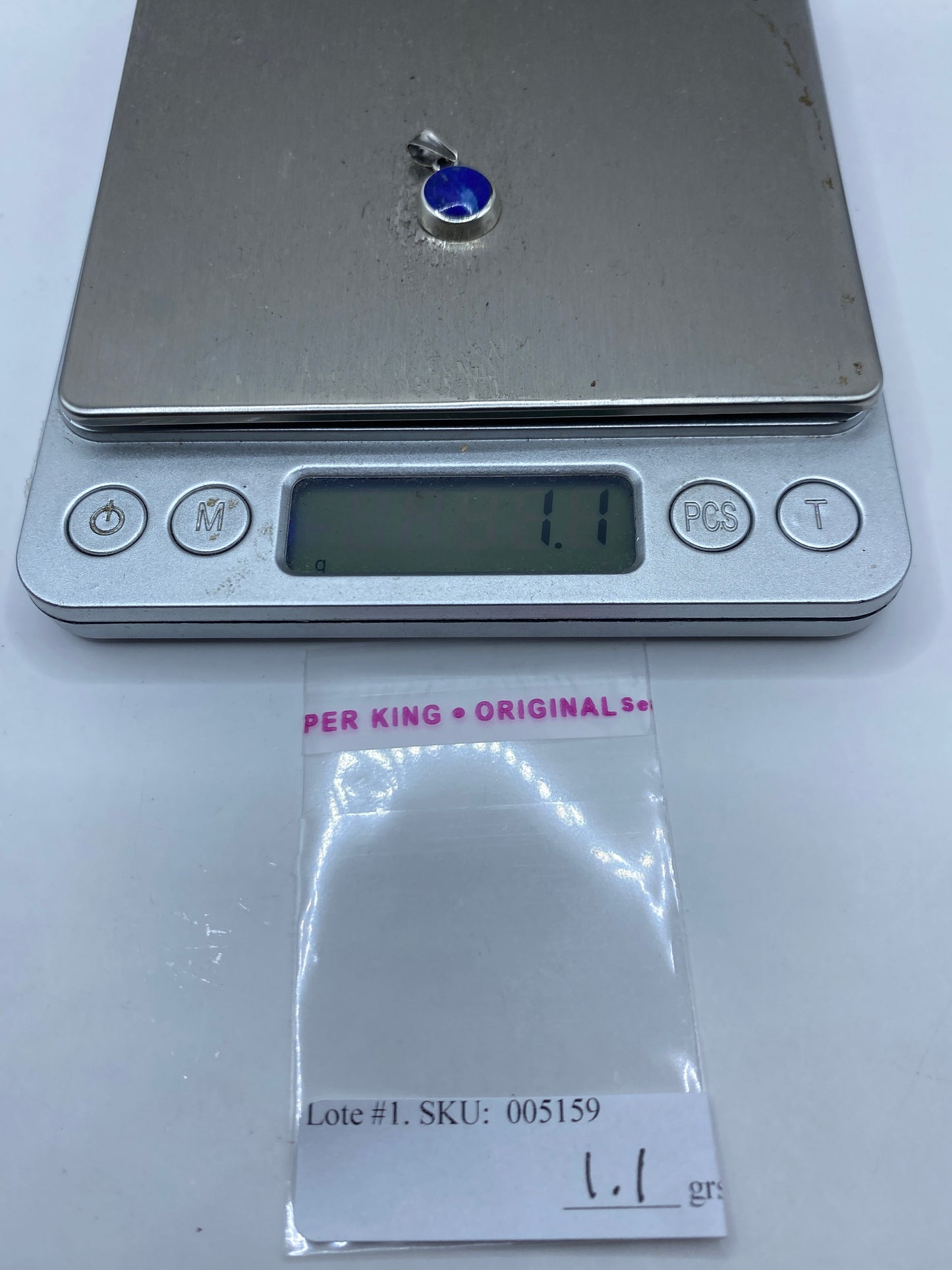Dije de Plata con Piedra Azul — Taxco .925 — foto 5