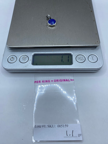 Dije de Plata con Piedra Azul — Taxco .925 — foto 5
