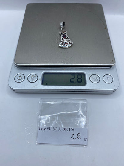 Dije Ópalo de Fuego Étnico Plata .950 — Taxco — foto 6