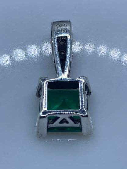 Dije de Plata con Circonia Verde — Taxco .925 — foto 5