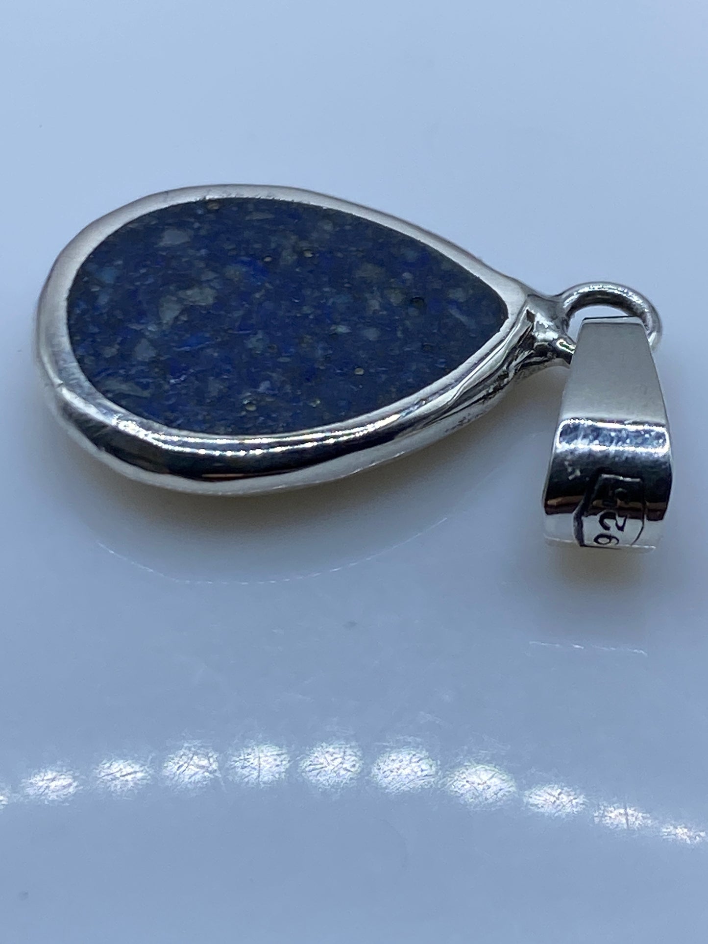 Dije Plata Piedra Azul — Taxco .925 — foto 5