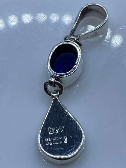 Dije de Plata Ópalo de Fuego Azul — Taxco .950 — foto 5