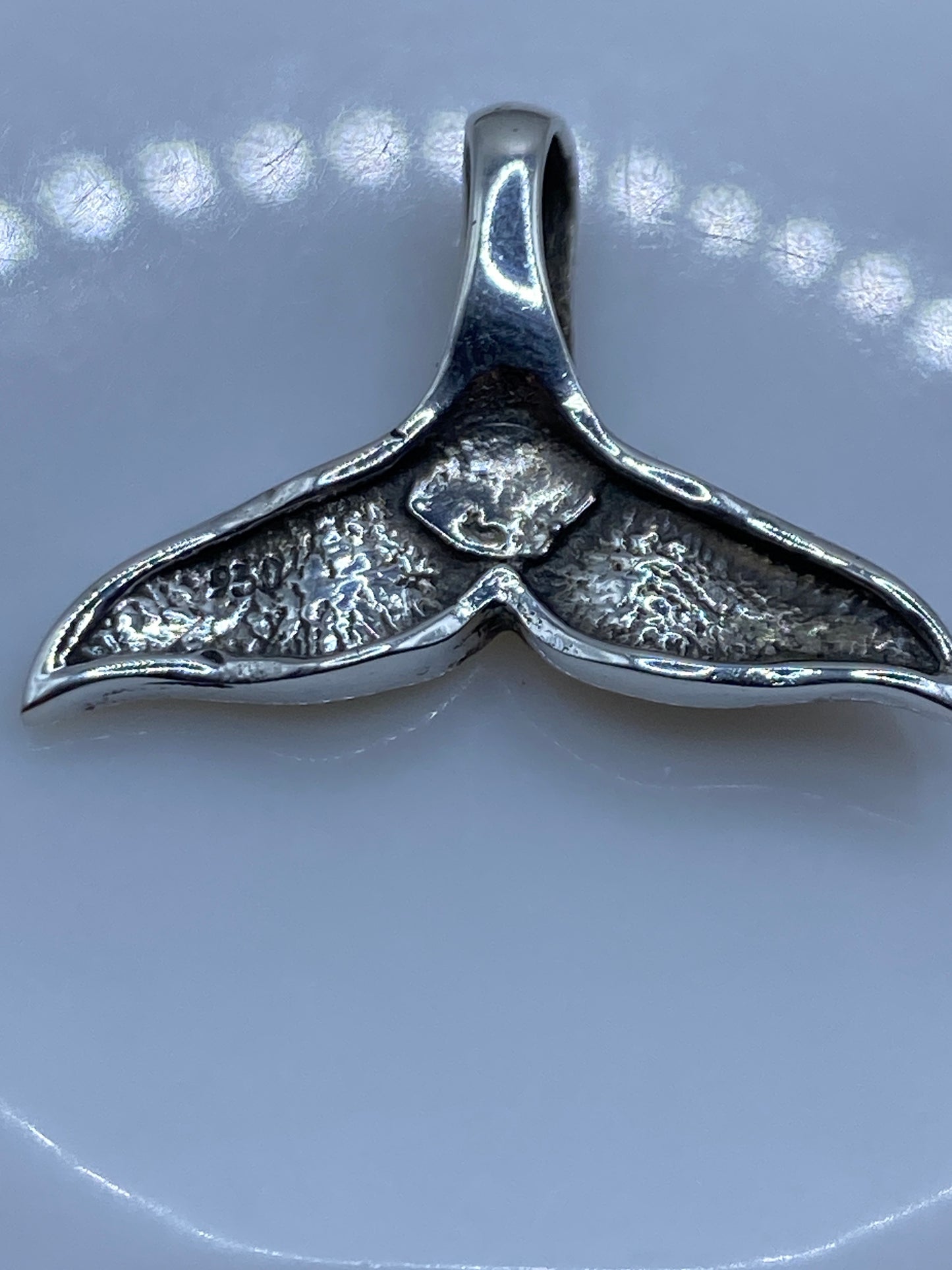 Dije Aleta de Ballena Plata .950 con Ópalo de Fuego — foto 5