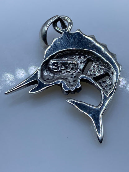 Dije Marlin Plata .950 con Ópalo de Fuego — Taxco — foto 5