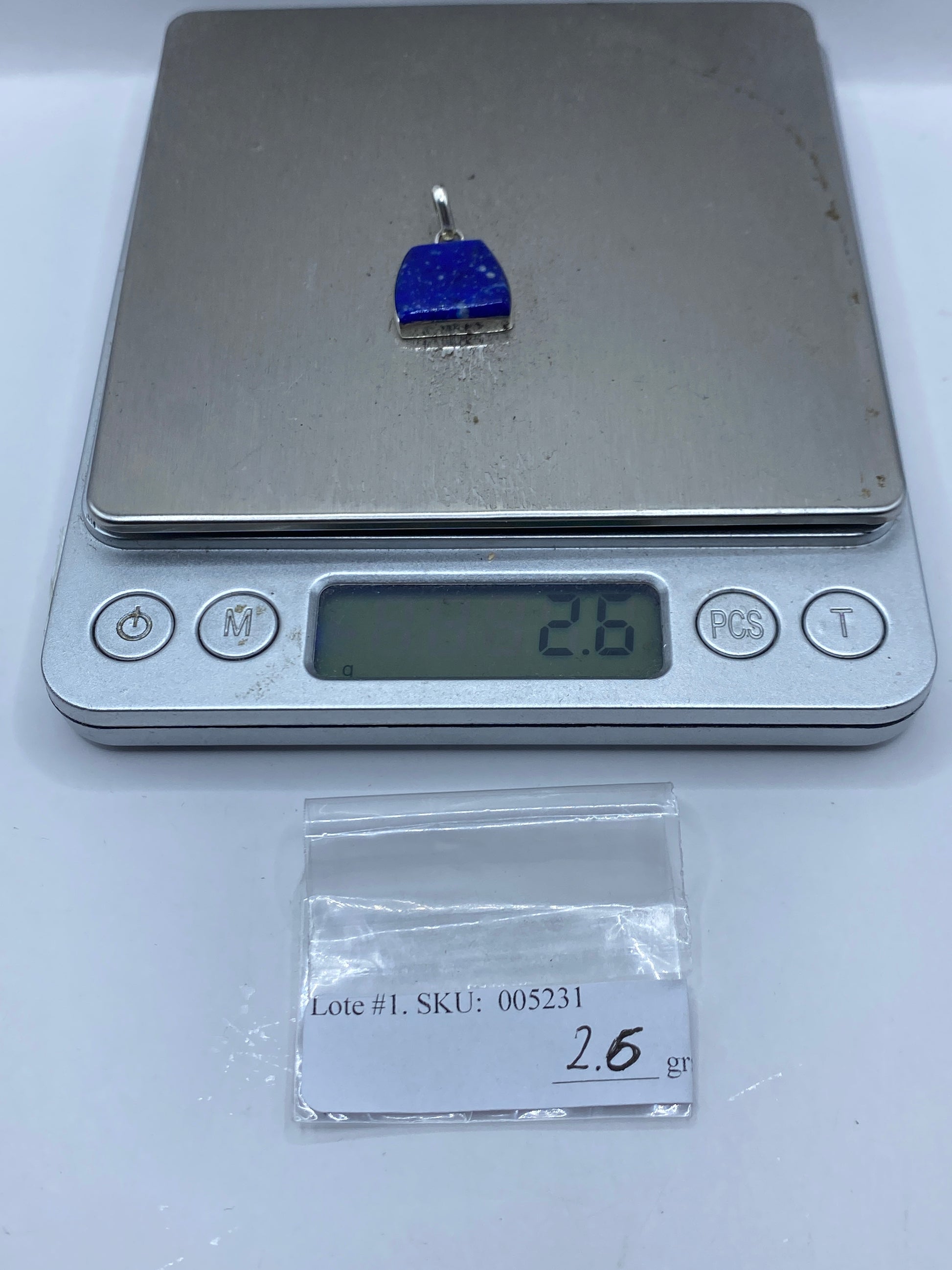 Dije de Plata .925 con Piedra Azul — Taxco — foto 5