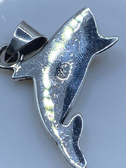 Dije Ballena Plata con Ópalo de Fuego — Taxco .925 — foto 5