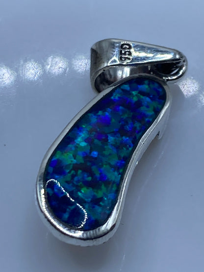 Dije de Plata Ópalo de Fuego Azul — Taxco .950 — foto 5