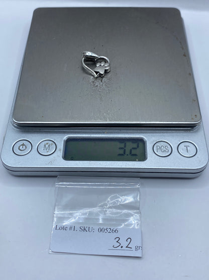 Dije de Plata Calado Corazón con Pata — Taxco .925 — foto 5