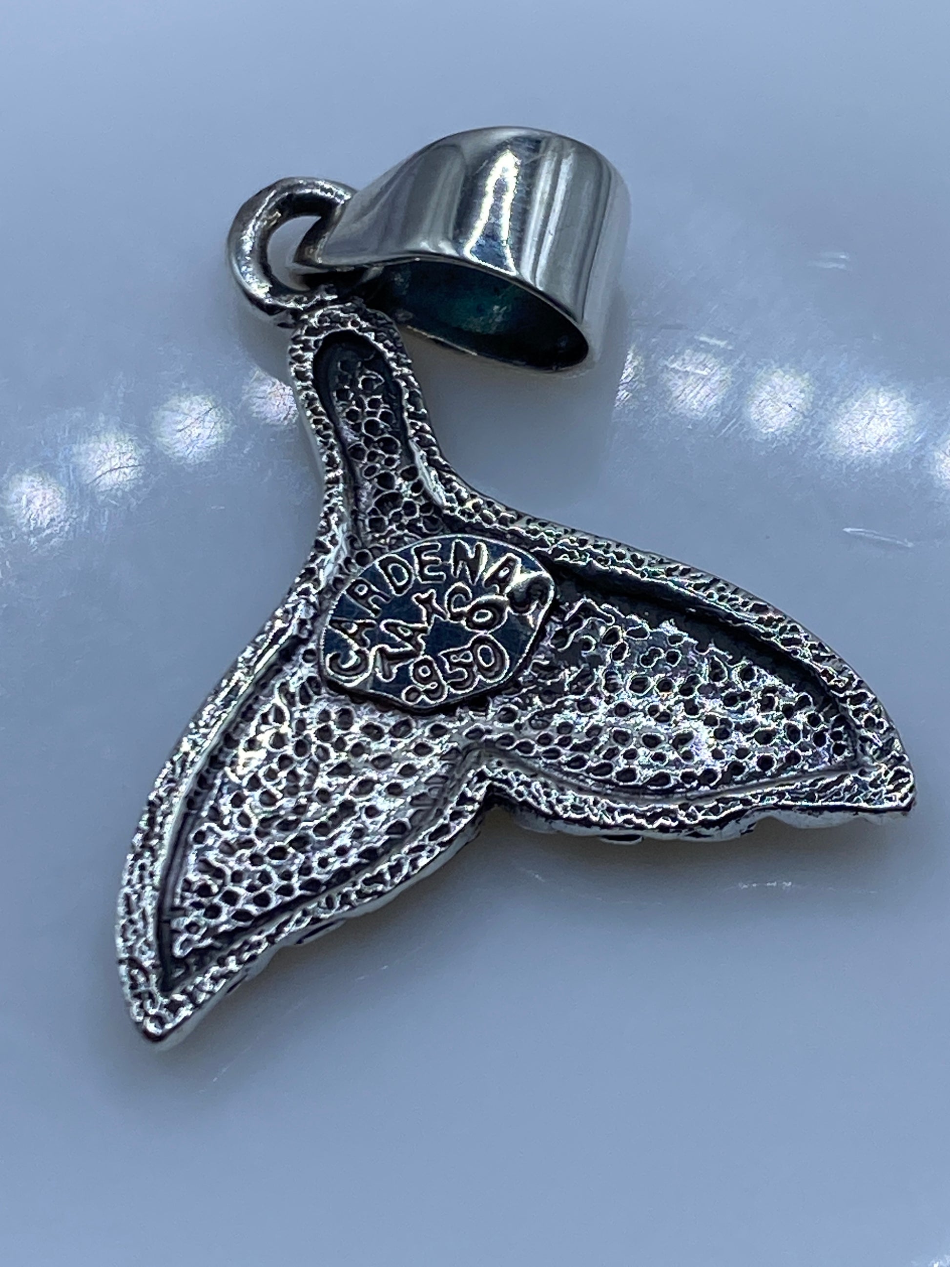 Dije de Plata Opalo de Fuego Azul — Cola de Sirena Taxco — foto 5