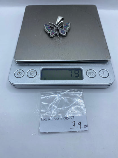 Dije Mariposa Plata .950 con Ópalo de Fuego — Taxco — foto 6