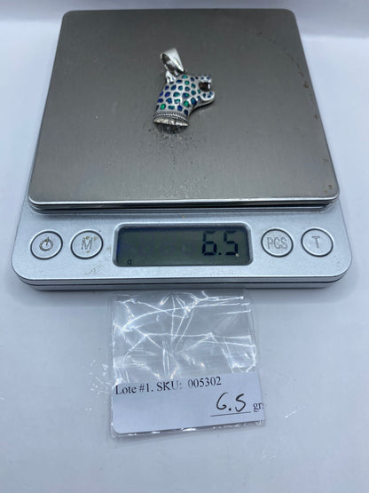 Dije de Plata Ópalo de Fuego — Taxco .950 — foto 6