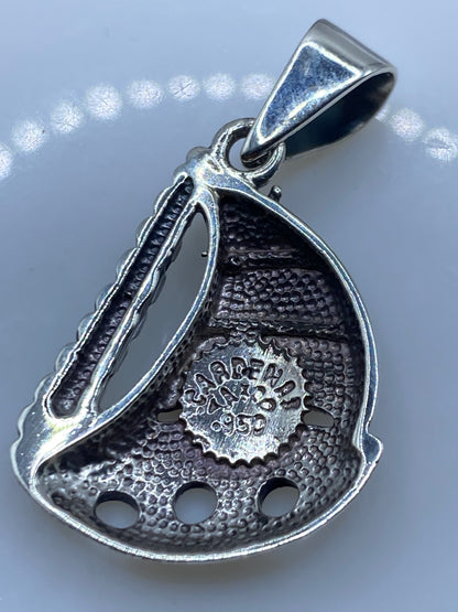 Dije de Plata Ópalo de Fuego — Marinero Taxco .950 — foto 5
