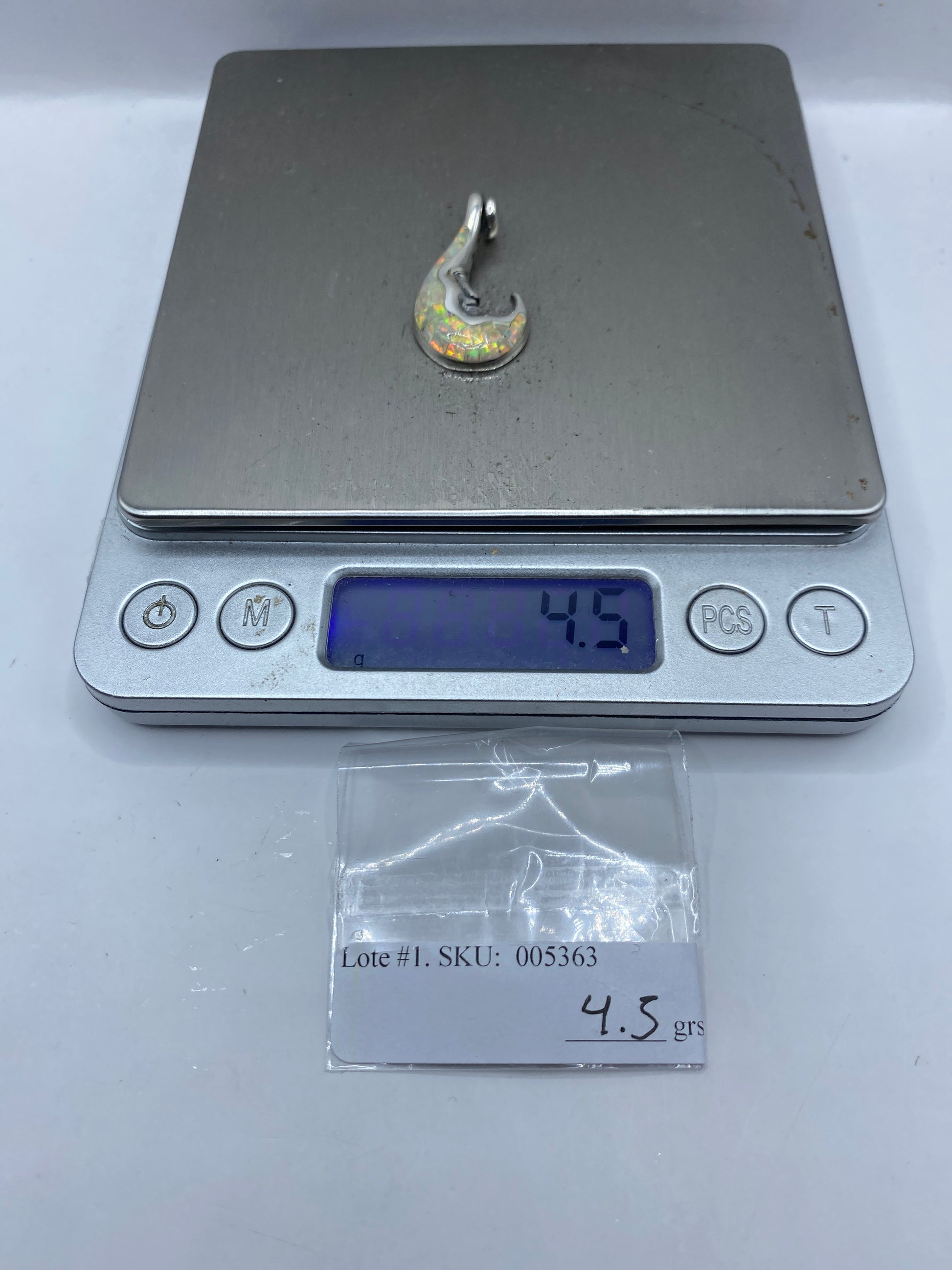 Dije de Plata .950 con Ópalo de Fuego — Taxco — foto 6