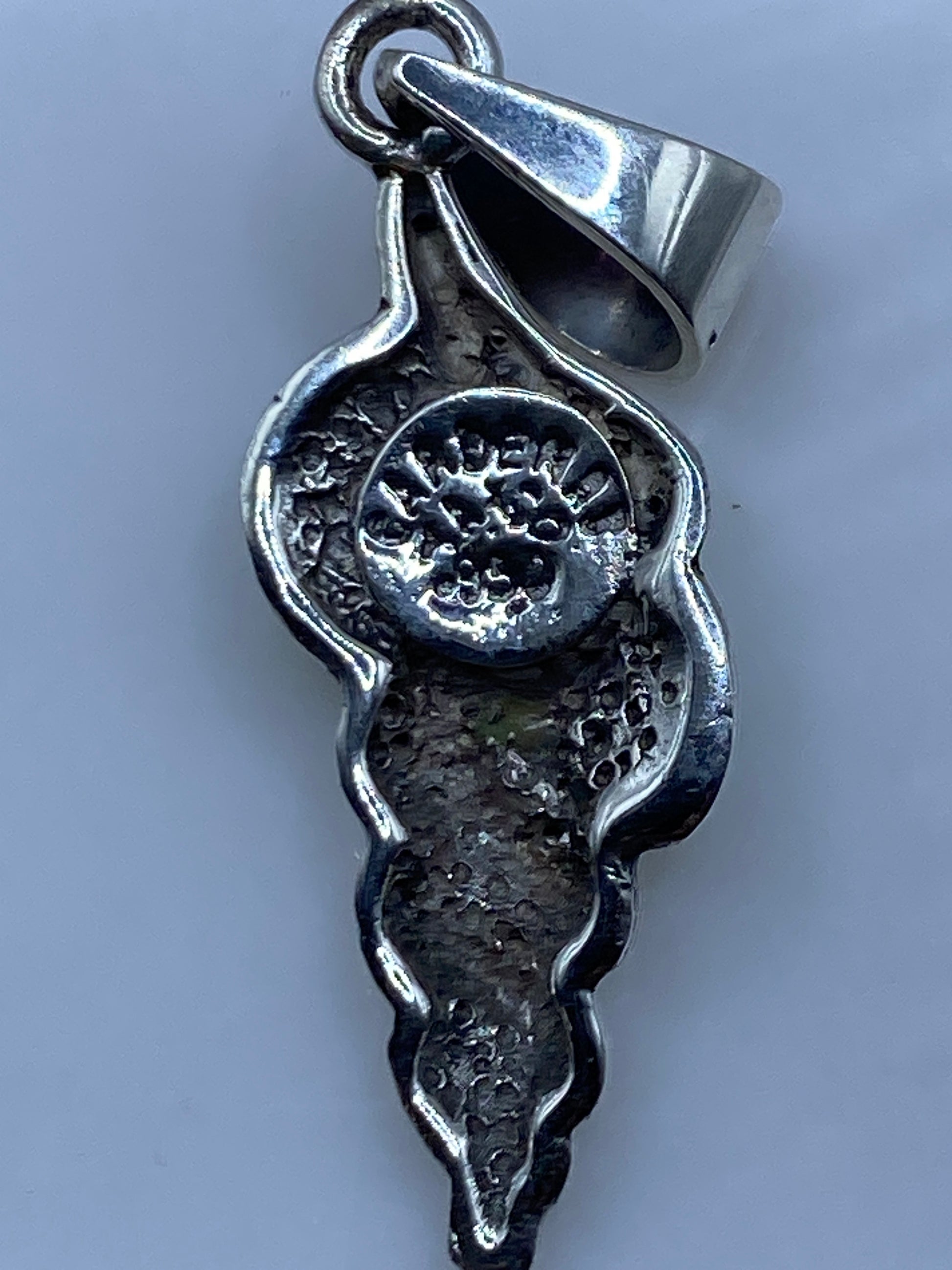 Dije de Plata con Ópalo de Fuego Verde — Taxco .950 — foto 5