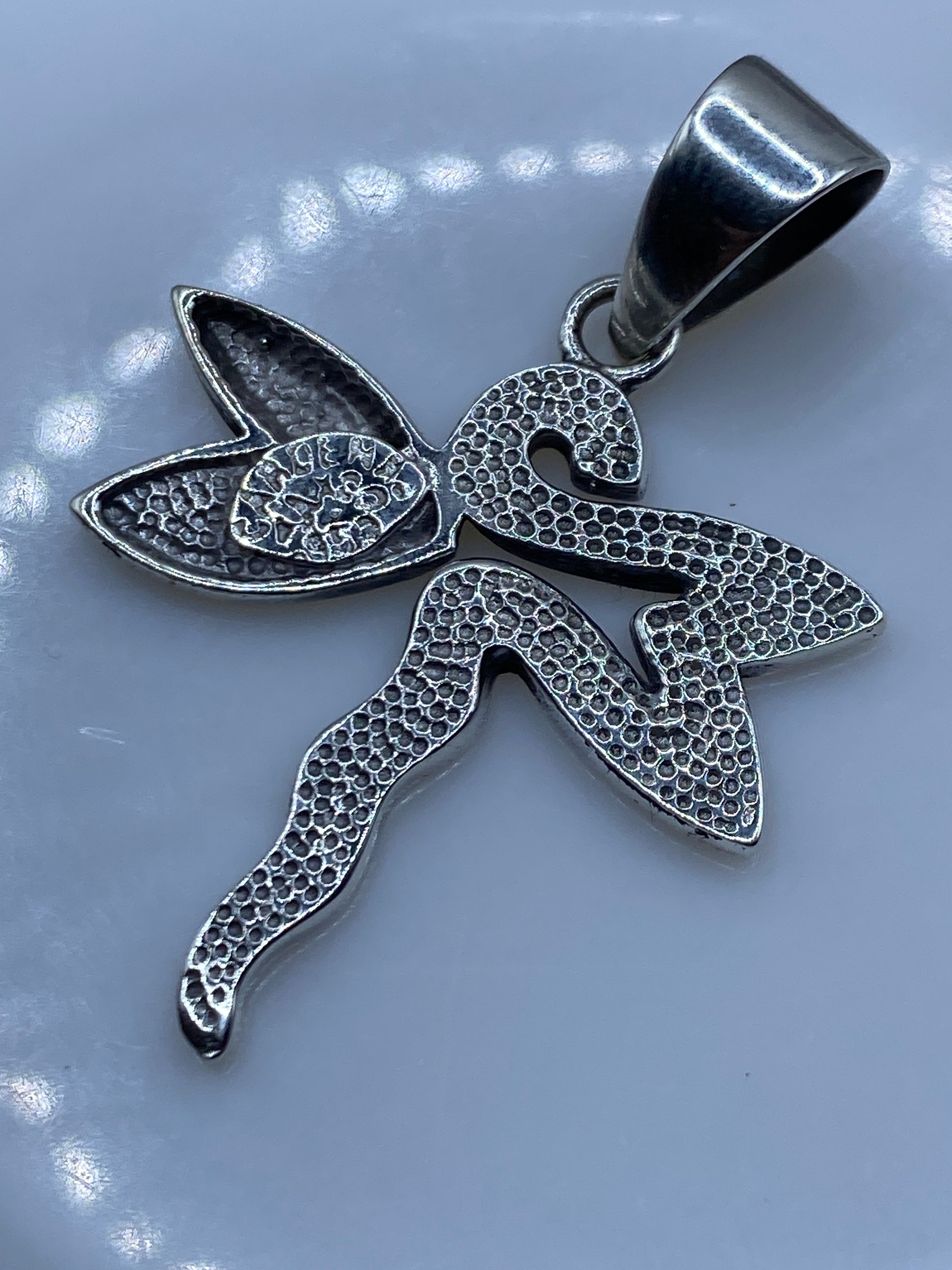 Dije Dragonfly Plata .950 con Ópalo de Fuego — Taxco — foto 5