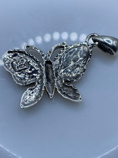 Dije Mariposa Plata .950 con Ópalo de Fuego — Taxco — foto 5