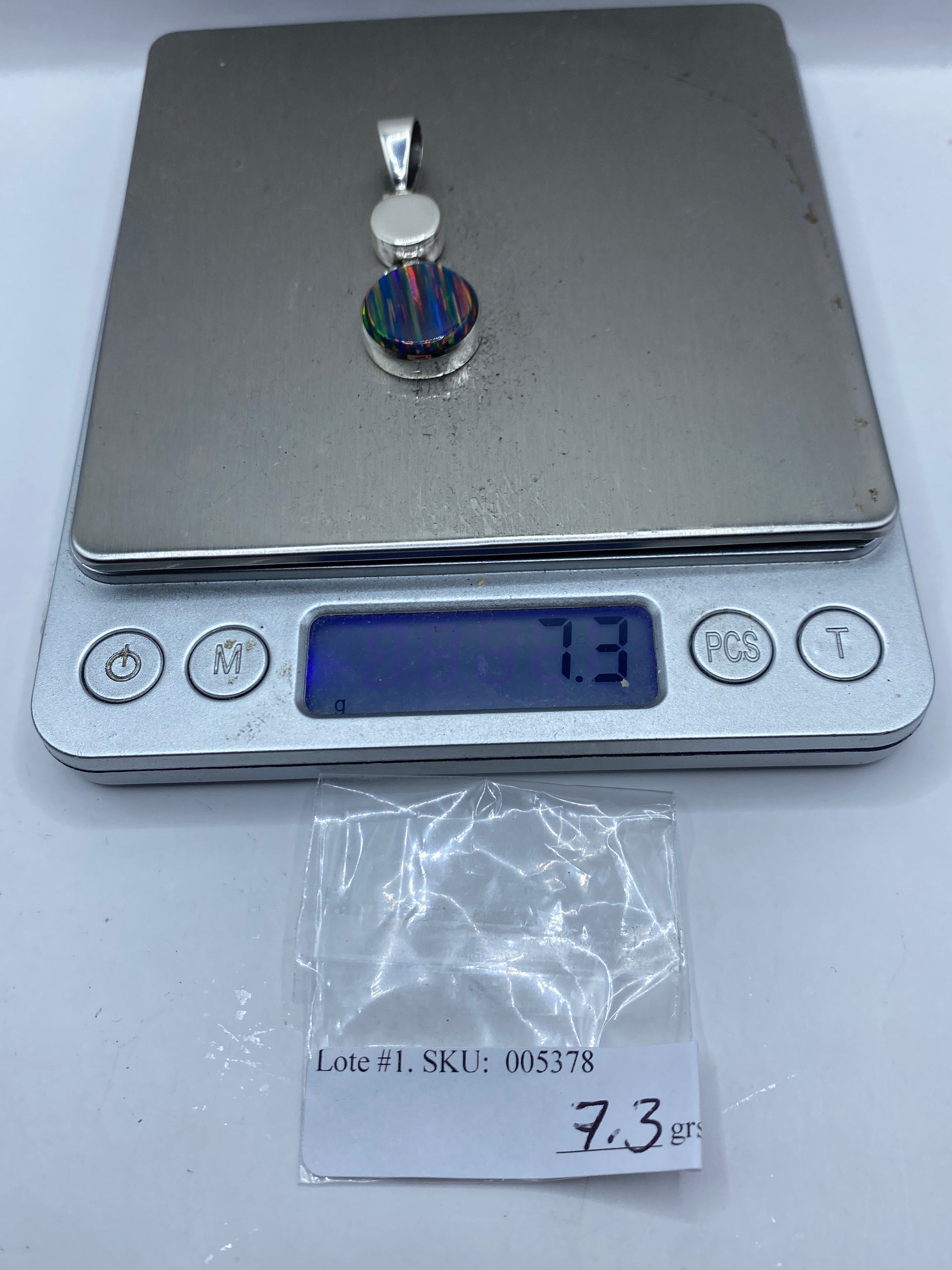 Dije de Plata .950 con Ópalo de Fuego — Taxco — foto 5