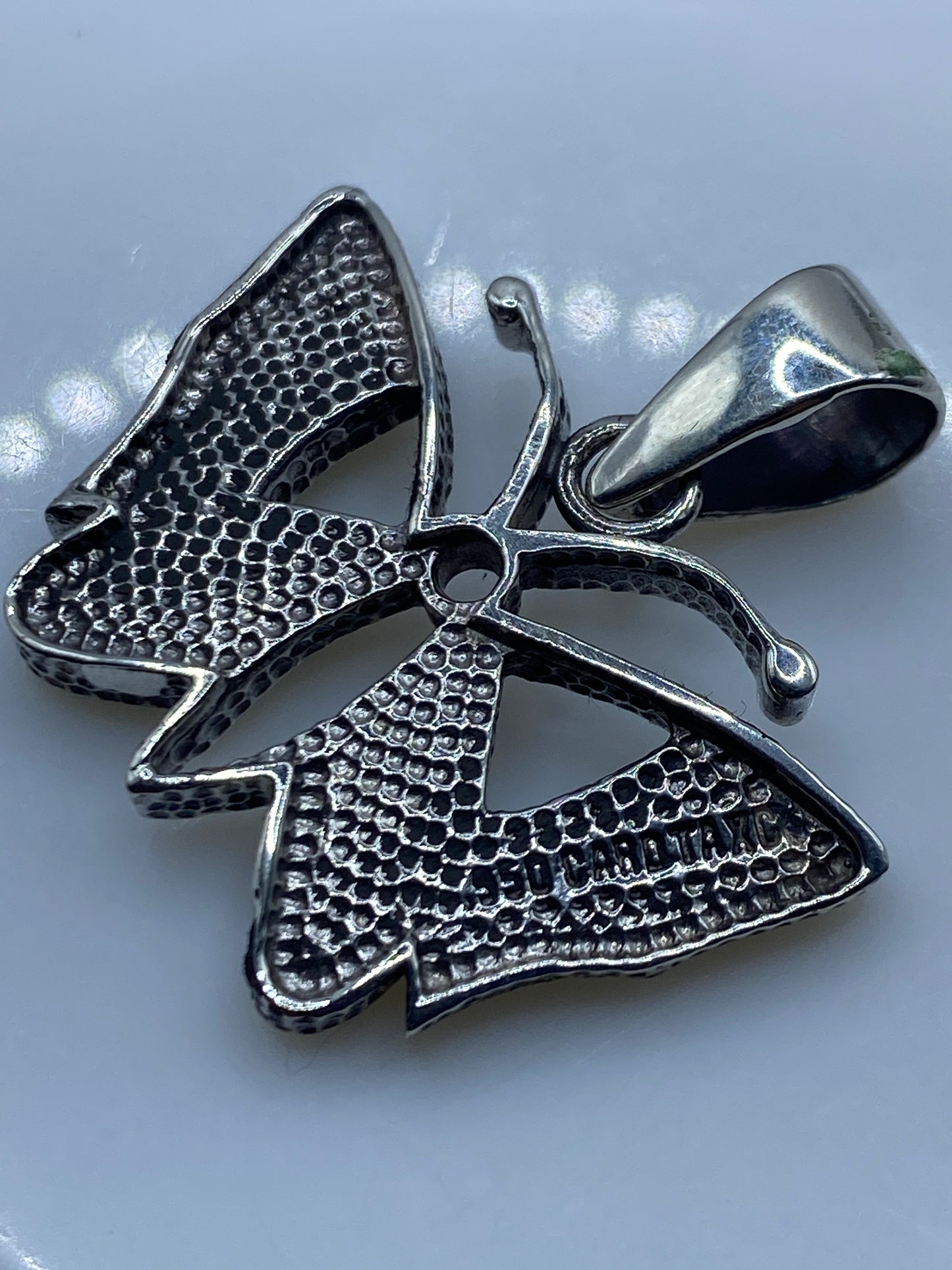 Dije Mariposa Plata .950 Ópalo de Fuego — Taxco — foto 5