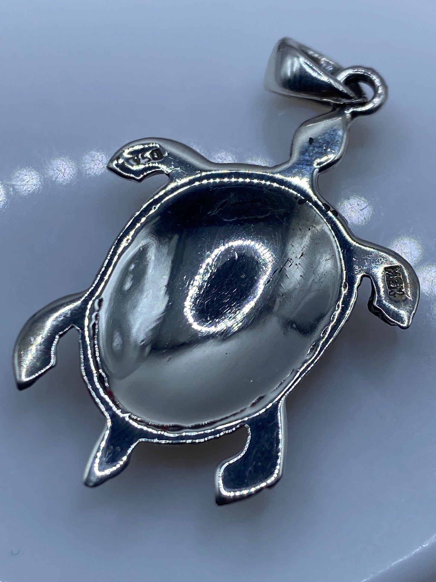 Dije Tortuga Ópalo de Fuego Rosa — Plata .950 Taxco — foto 5
