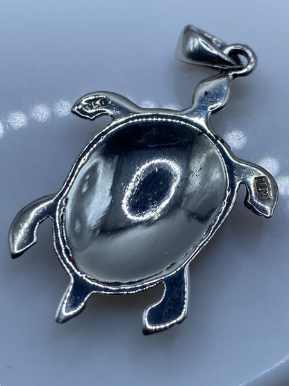 Dije Tortuga Ópalo de Fuego Rosa — Plata .950 Taxco — foto 5