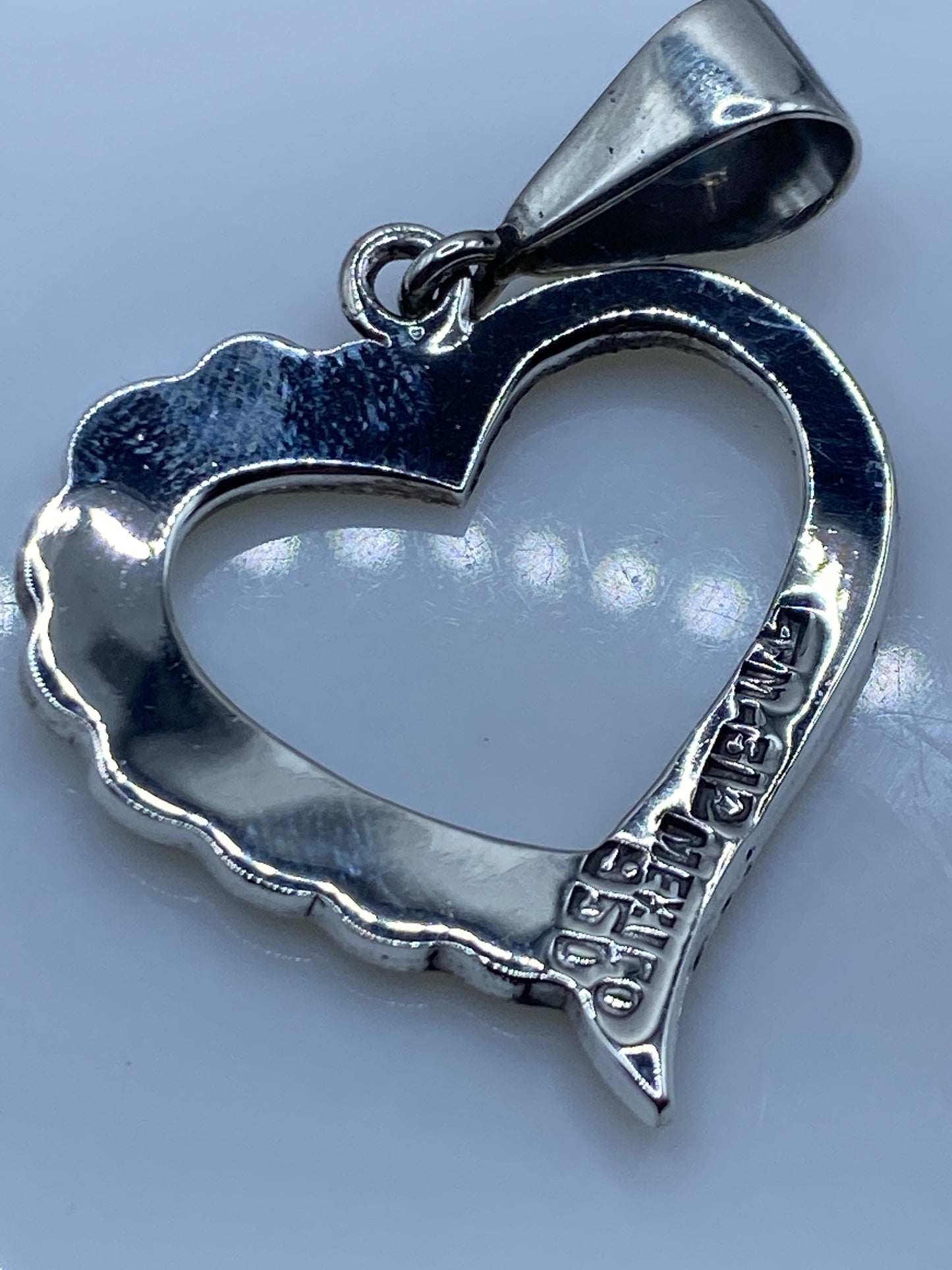 Dije Corazón Plata .950 Opalo de Fuego — Taxco — foto 5
