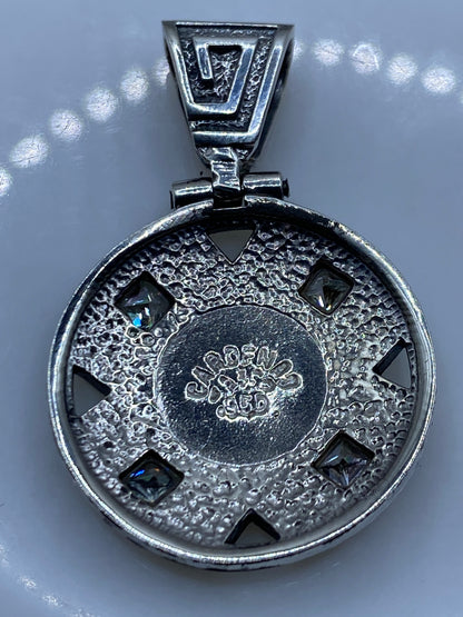 Dije de Plata con Ópalo de Fuego — Diseño Prehispánico Taxco — foto 5