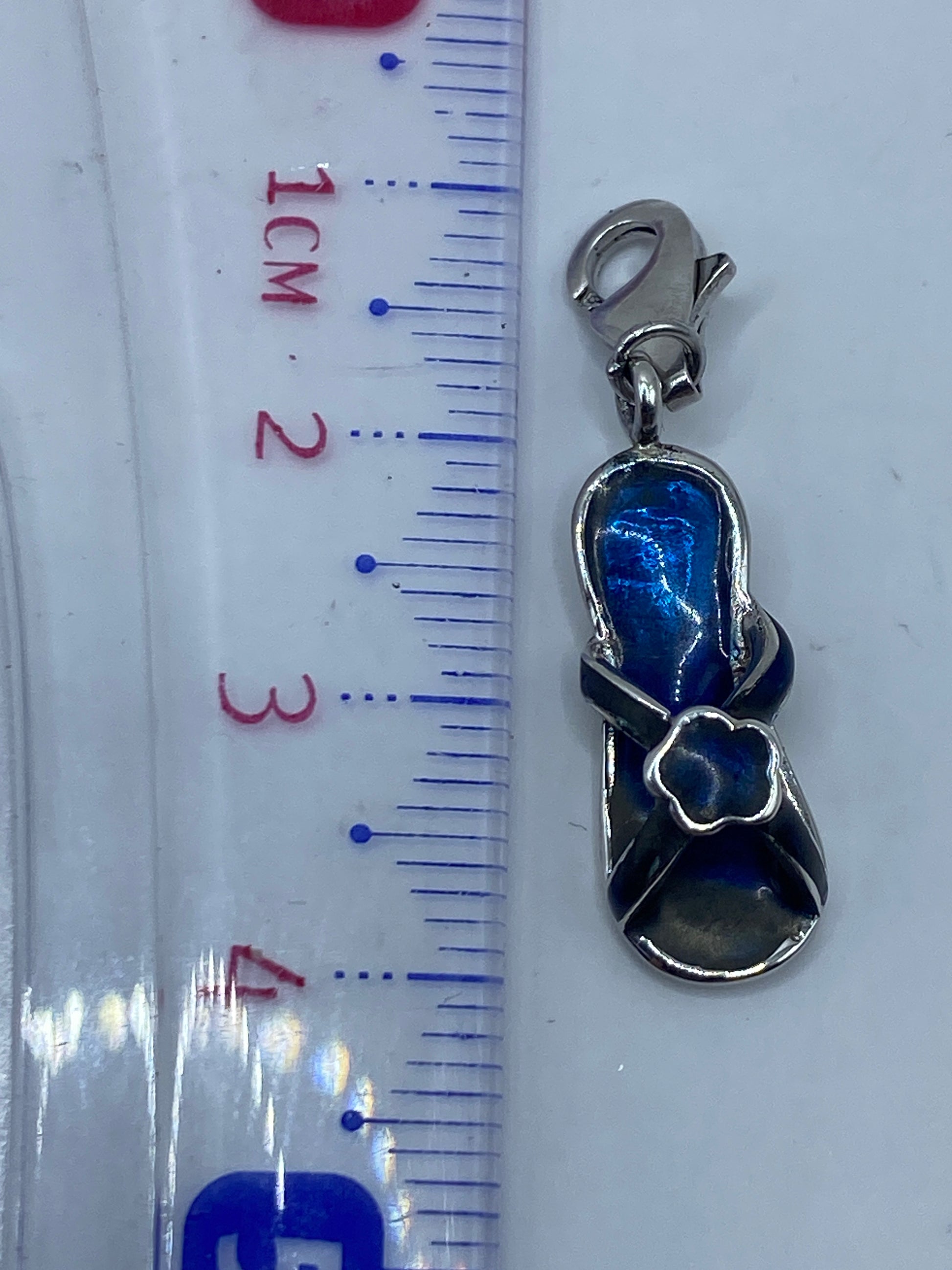 Dije con su clasp de plata y el Quinto .925 marcado en el reverso