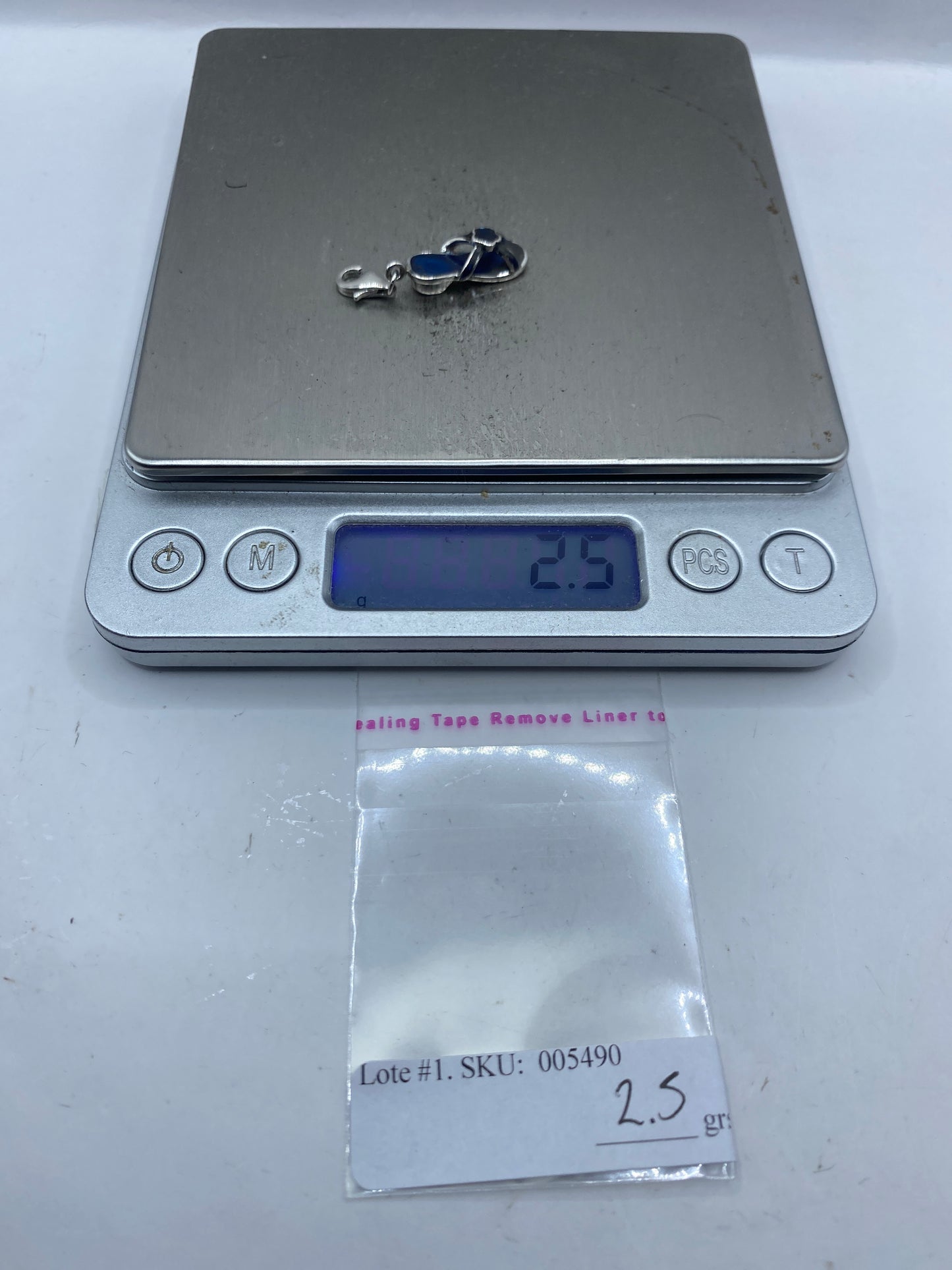 Dije de Plata con Piedra Azul — Taxco .925 — foto 6